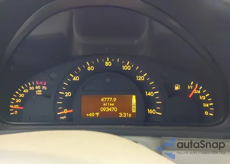 2003 Mercedes-Benz C 240 z USA, uszkodzony, nr VIN WDBRF81J73F378330